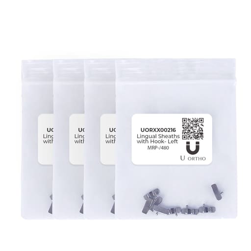 U ortho Lingual Sheaths with Hooks