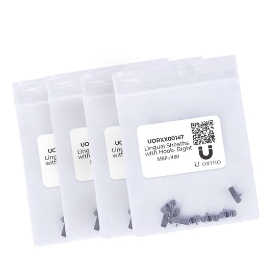 U ortho Lingual Sheaths with Hooks