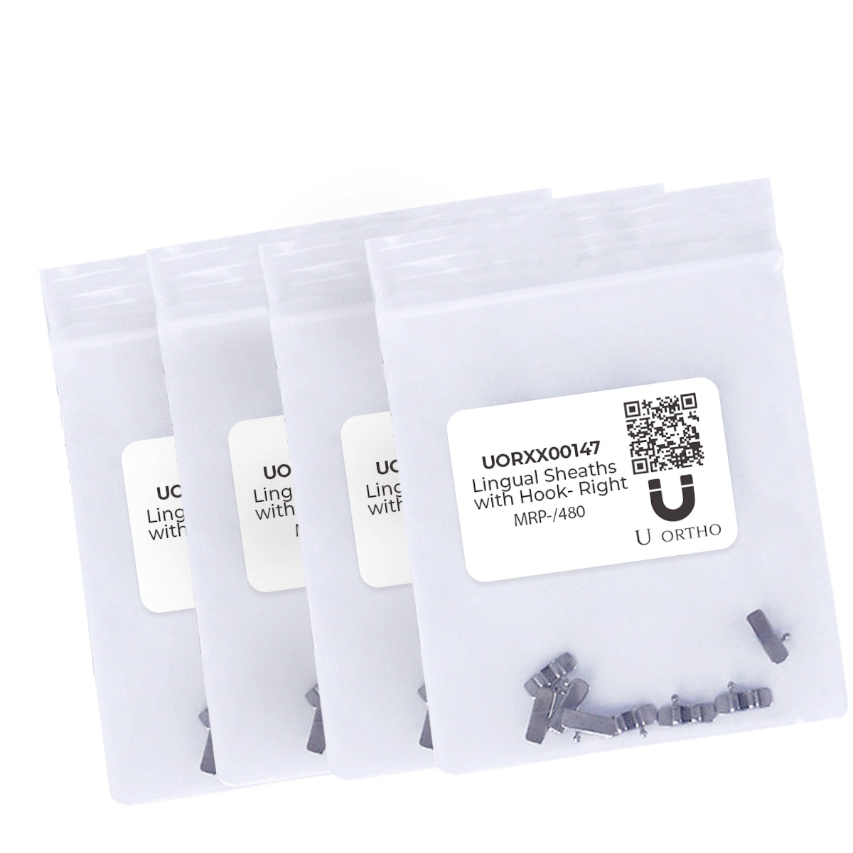 U orthodontics Lingual Sheaths with Hook - Right