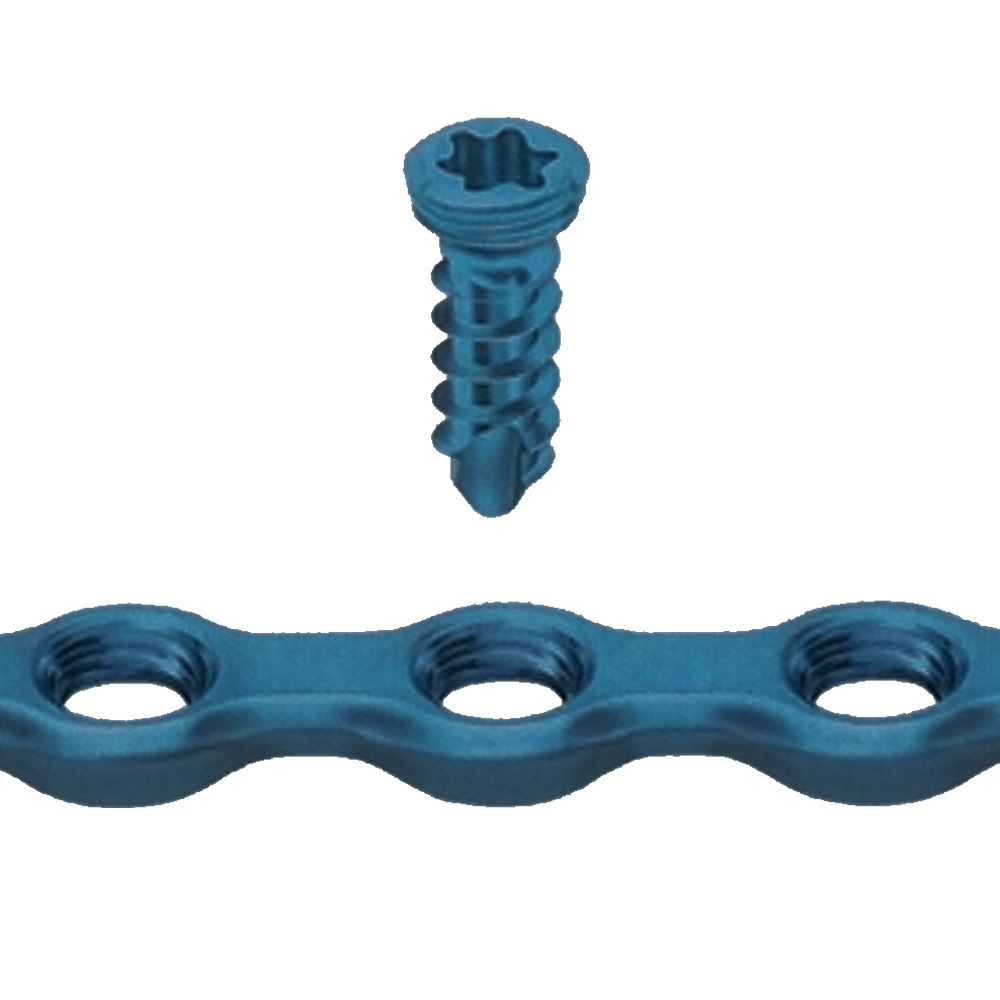 SK Surgicals Titanium Mini Bone Locking Plates - 2mm