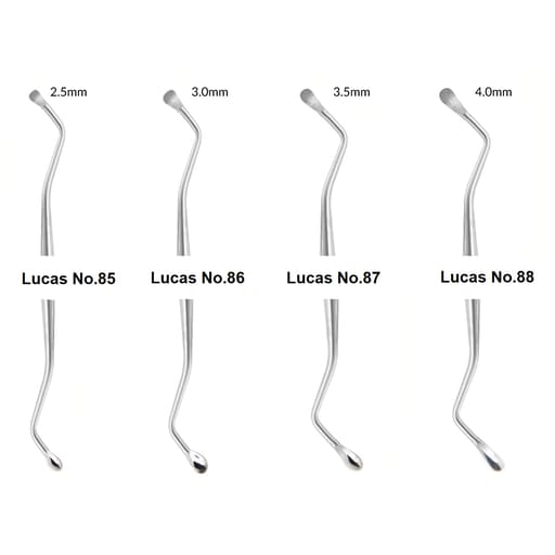 Waldent Wal-Curettes Lucas Bone Curette