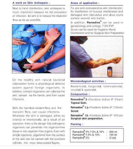 Raman & Weil Ramadine (Povidone-Iodine solution) (Betadine)