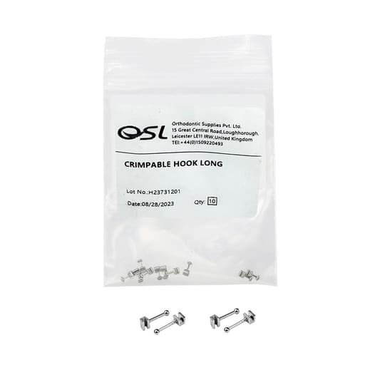 OSL Crimpable Hooks - Long (Pack Of 10)