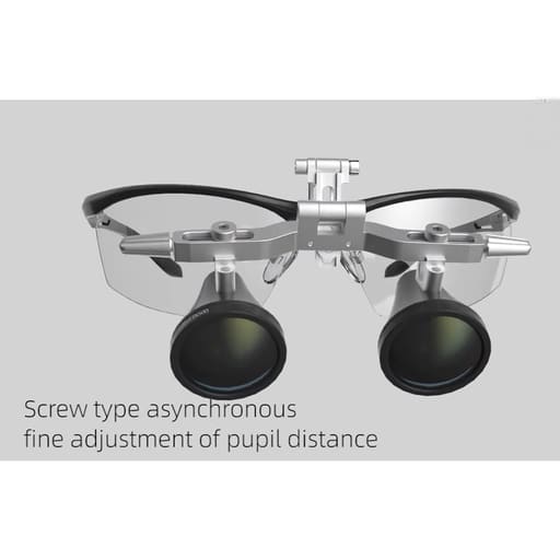 Eighteeth Brilliance Flip-Up Loupes with Softouch Surgical Headlight