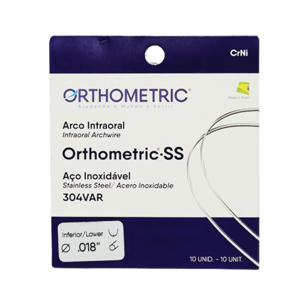 OrthoMetric Stainless Steel Archwires - Round (10/Pk)