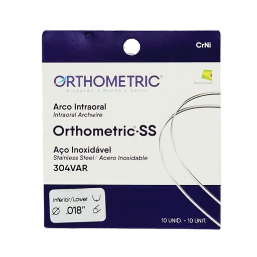 OrthoMetric Stainless Steel Archwires - Round (10/Pk)