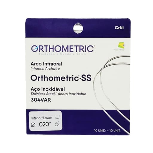 OrthoMetric Stainless Steel Archwires - Round (10/Pk)