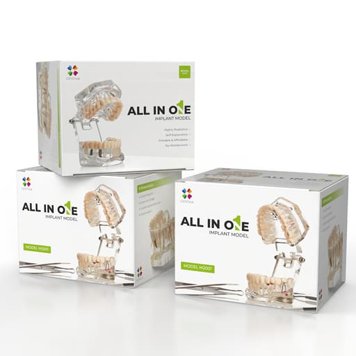 iDENTical All In One Dental Implant Model - M2001 (White)