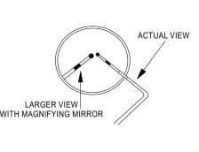 Waldent Mouth Mirror Tops Magnifying No.5 Pk/12 (K13/5) - 7