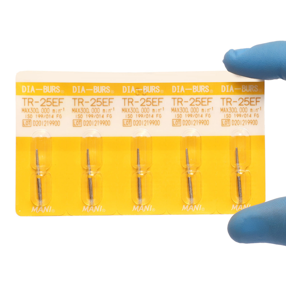 Mani Diamond Airotor Burs - Tr-25Ef