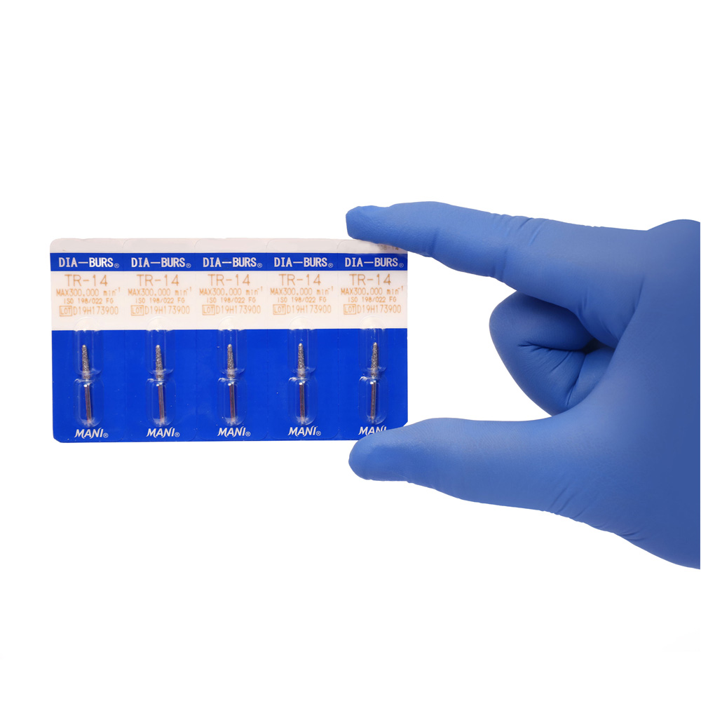 Mani Diamond Airotor Burs - Tr-14