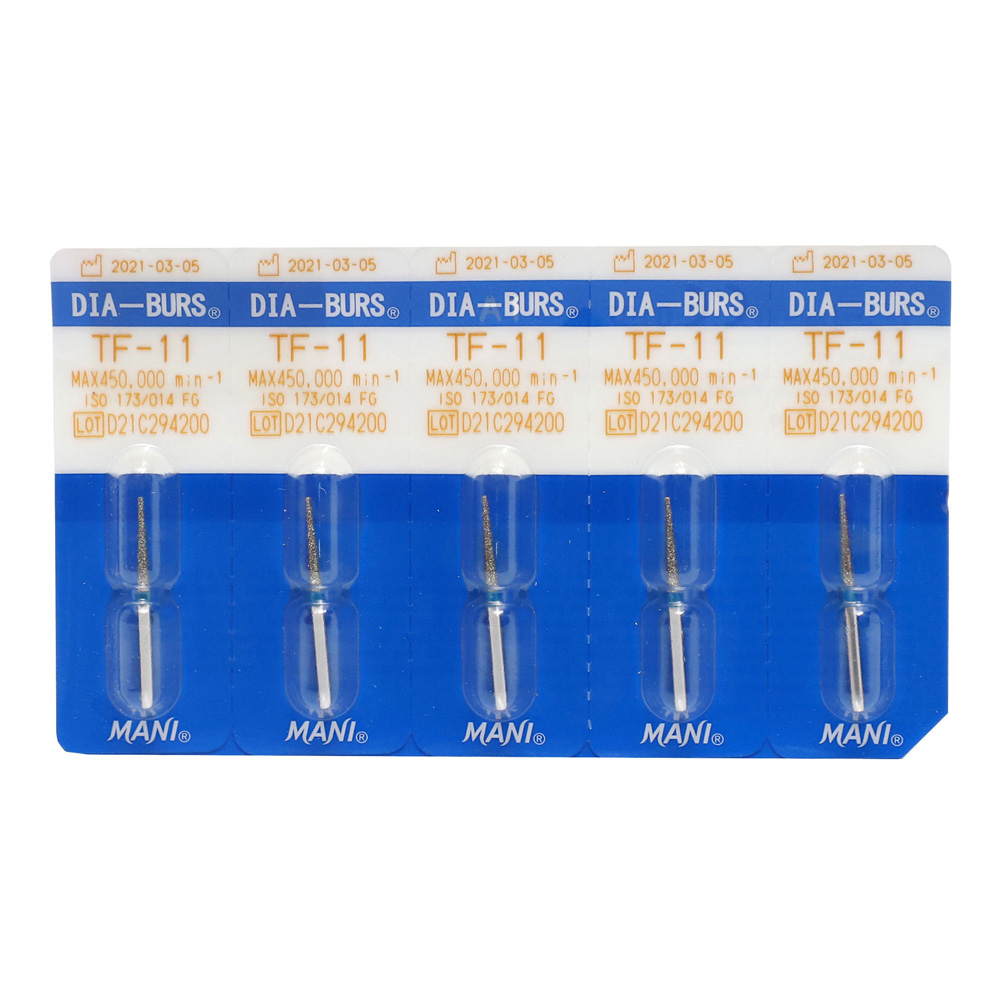 Mani Diamond Airotor Burs - Taper Flat End / Tf Series