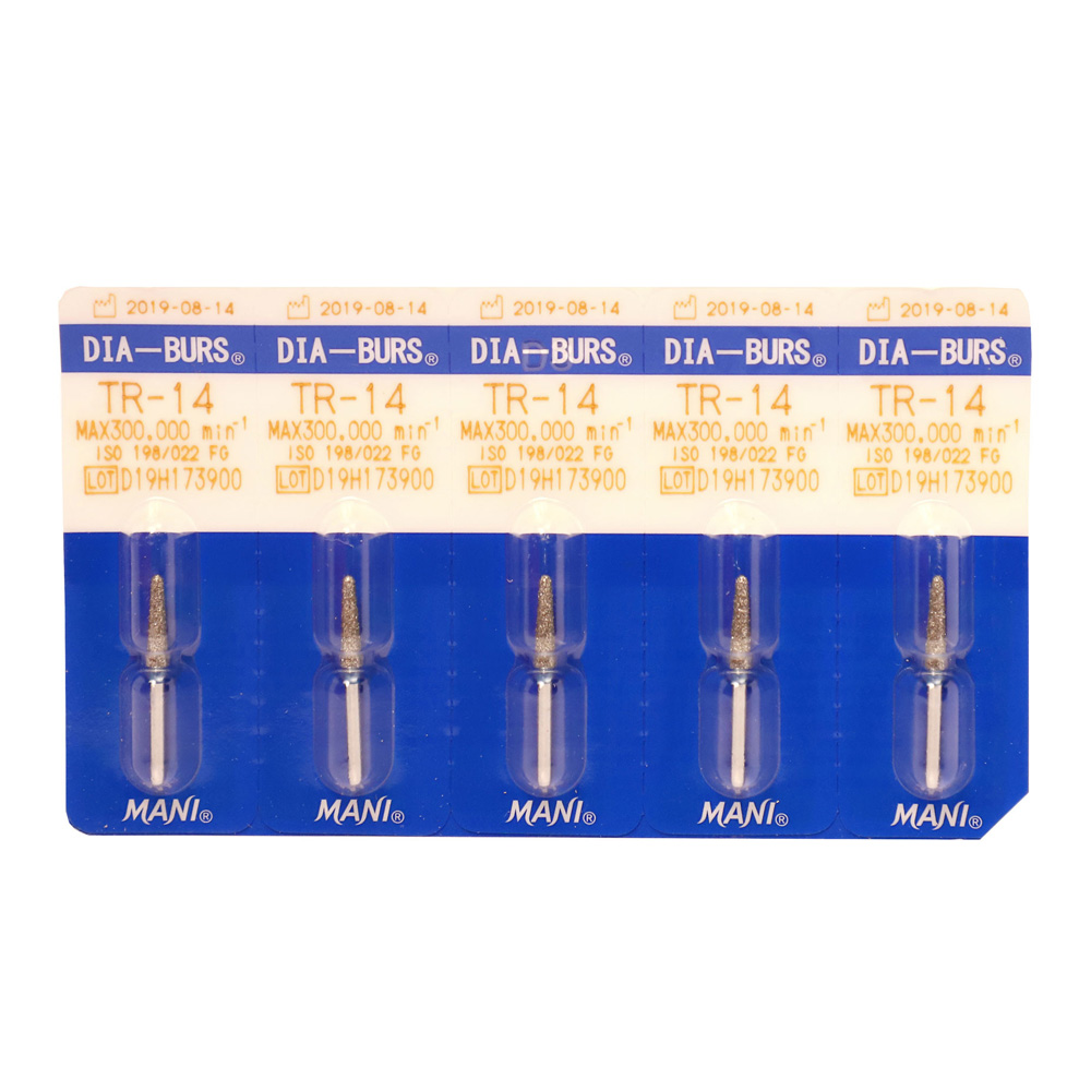 Mani Diamond Airotor Burs - Taper Flat End / Tf Series