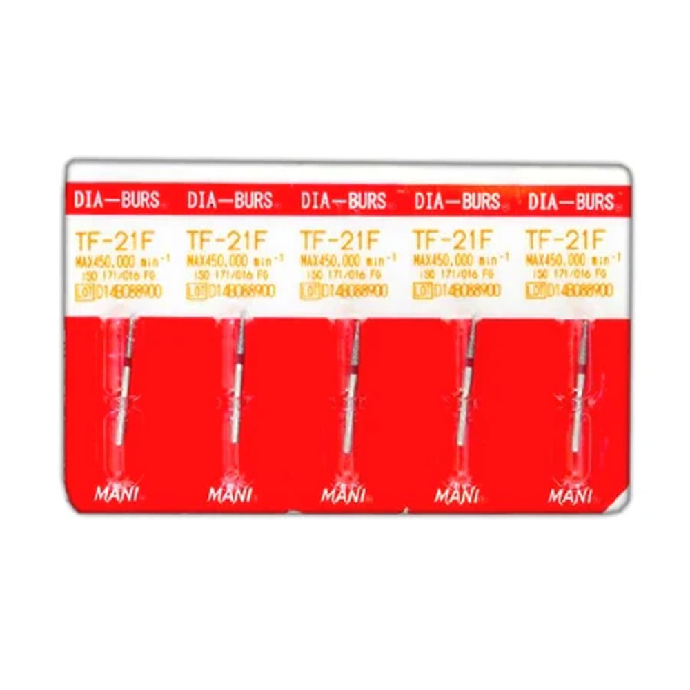 Mani Diamond Airotor Burs - Taper Flat End / Tf Series