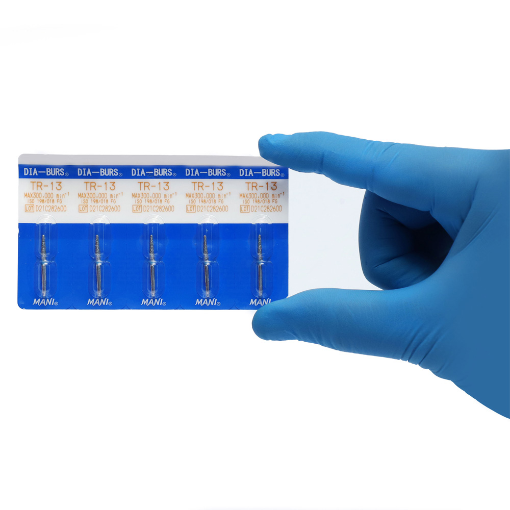 Mani Diamond Airotor Burs - Taper Round End / Tr Series