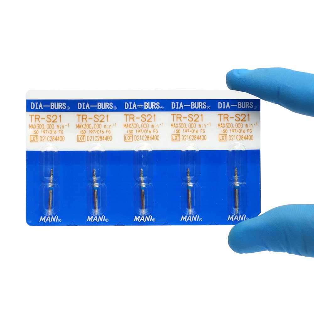 Mani Diamond Airotor Burs - Taper Round End / Tr Series