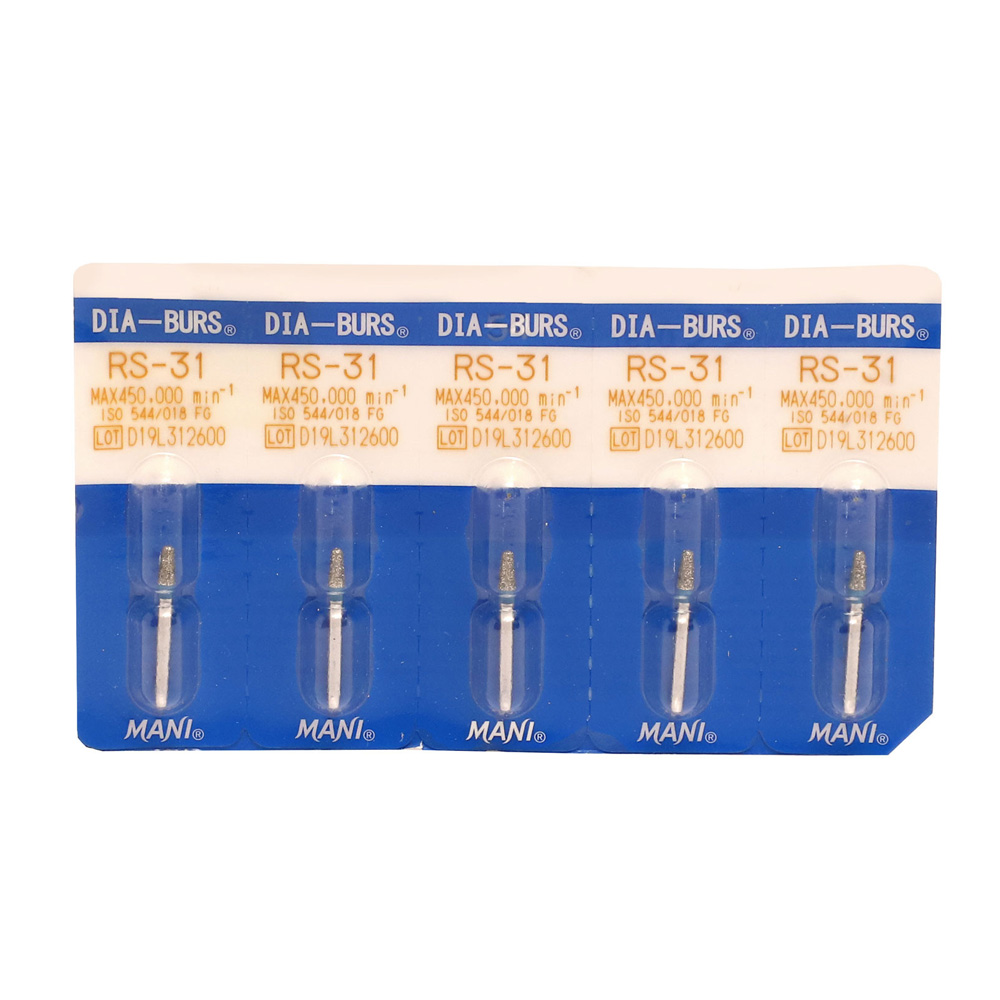 Mani Diamond Burs - Rounded Shoulder / Rs Series