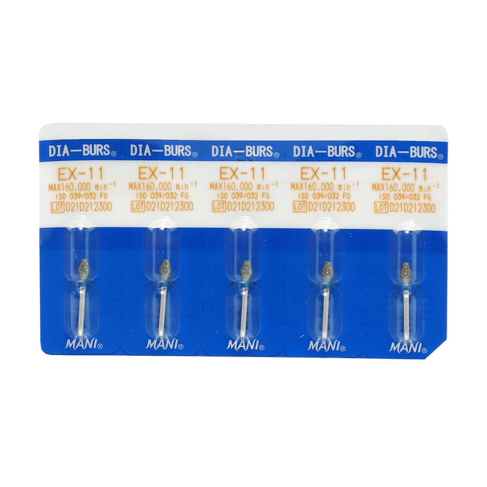 Mani Diamond Airotor Burs - Ex-11