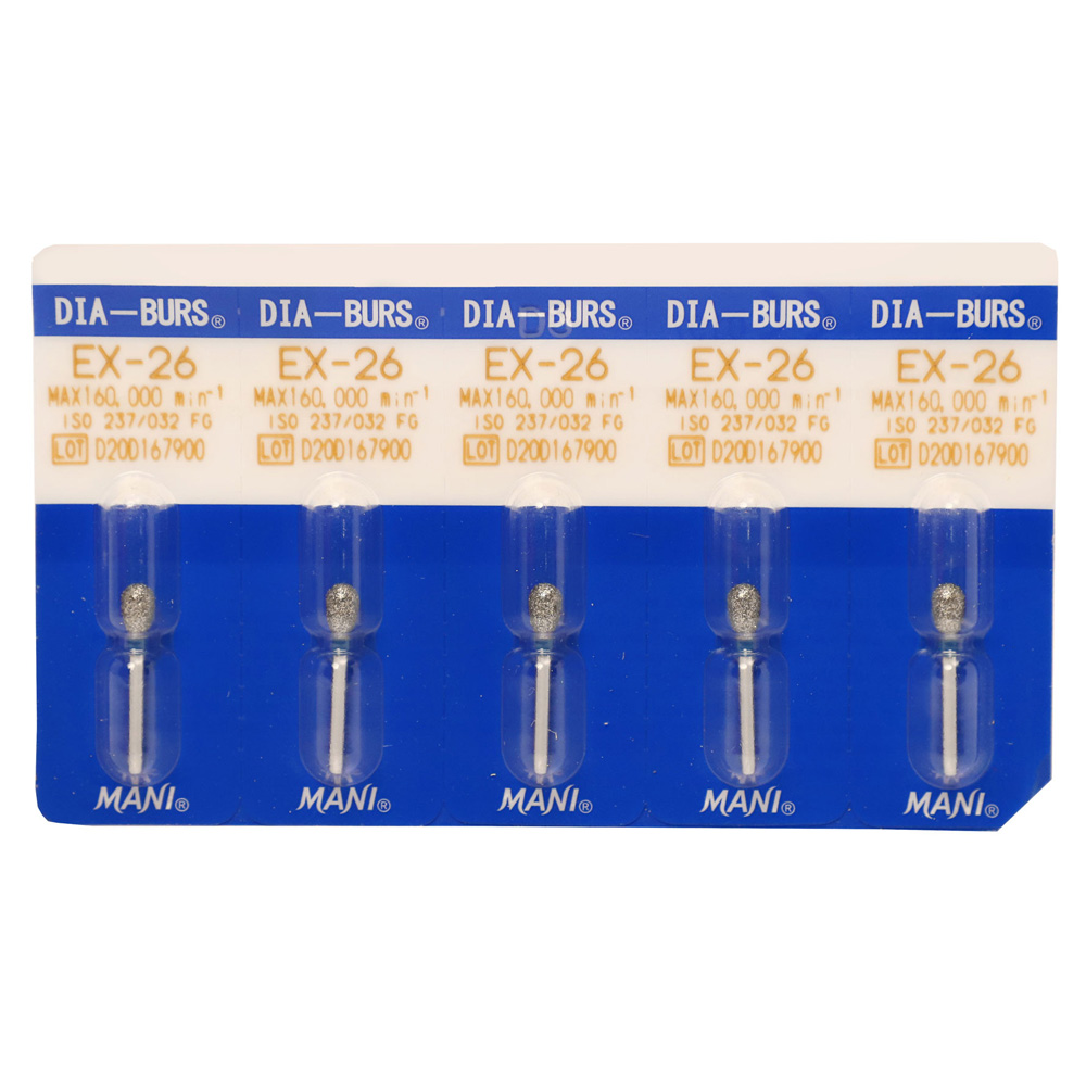 Mani Diamond Airotor Burs - Ex-26