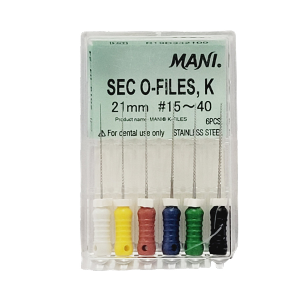 Mani Sec O-File K 21mm Assorted #15-40