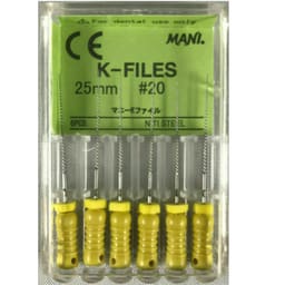 Mani K-Files 25mm - 17