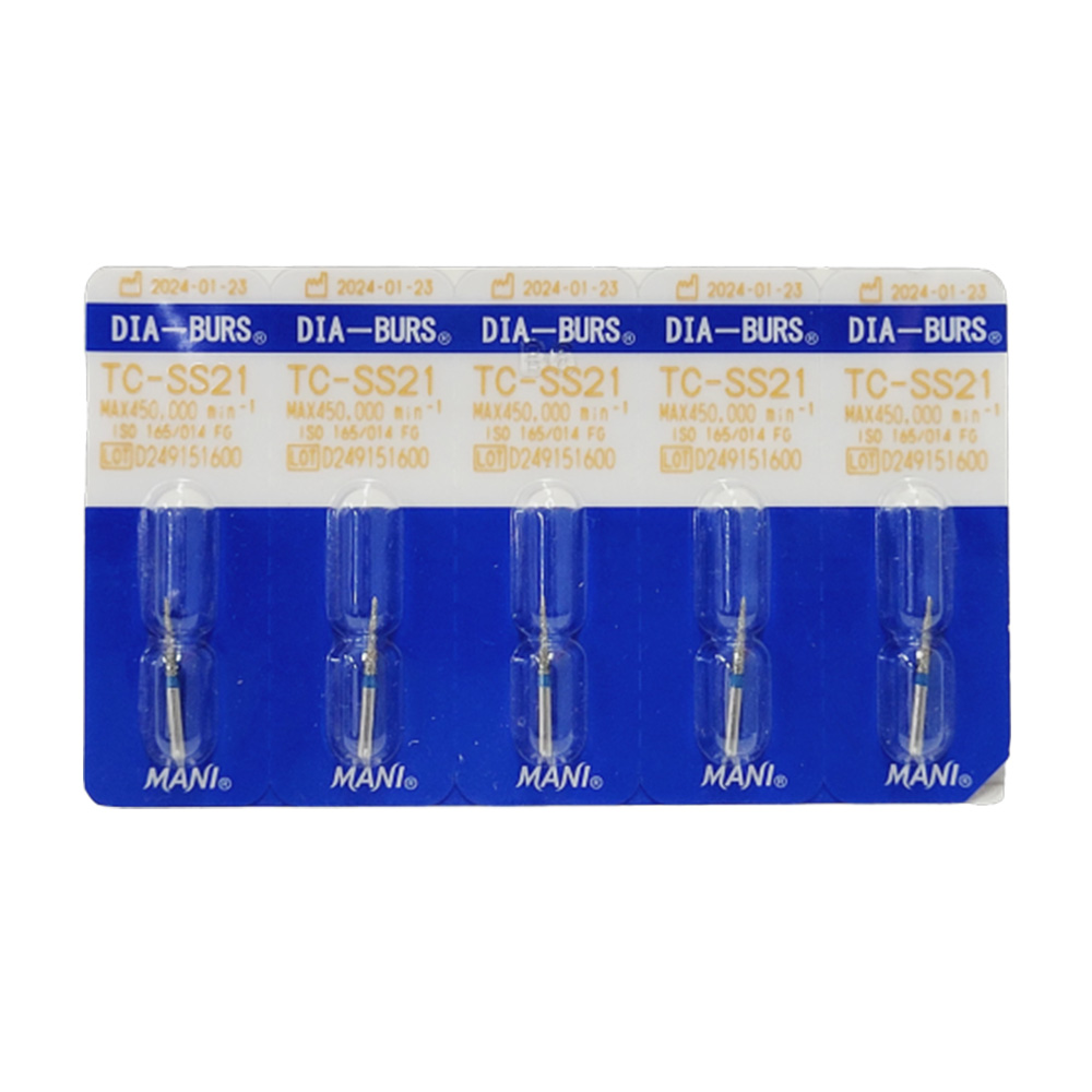 Mani Diamond Airotor and Contra Angle Burs - Taper Conical End / Tc Series