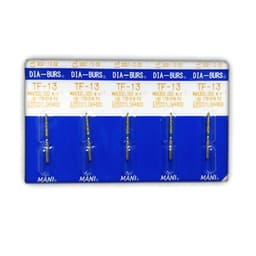 Mani Diamond Airotor Bur - Tf-13 (Pack of 5)