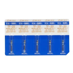 Mani Diamond Airotor Bur - Tf-22 (Pack of 5)