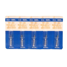 Mani Diamond Airotor Bur - Tf-31 (Pack of 5)