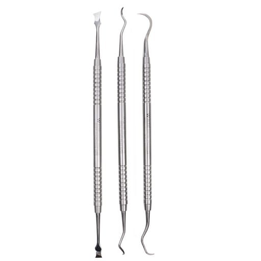 Waldent Perio Scalers With Round Solid Handle Set Of 8 - PSP8 (K15/7)