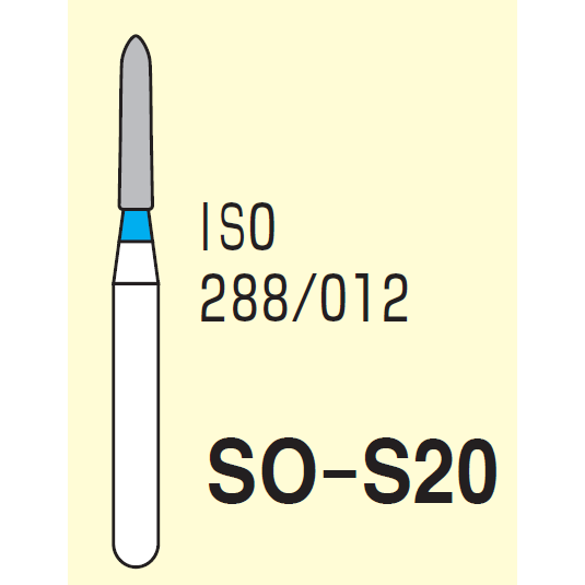 Mani Diamond Airotor Burs - Straight Ogival End / So Series