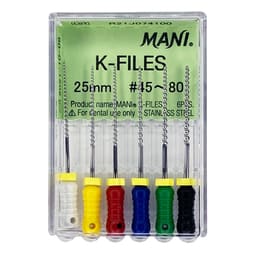 Mani K-Files 25mm - 13