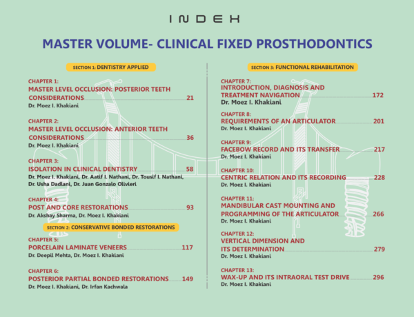 Clinical Fixed Prosthodontics- 2nd Edition Master Volume By Dr. Moez I Khakiani