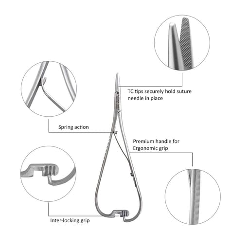 Waldent Mathieu Needle Holder