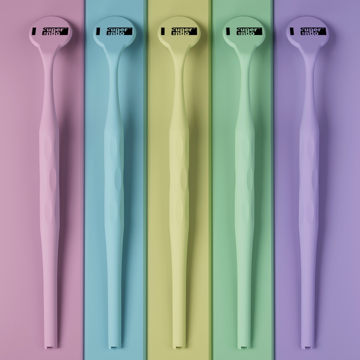 SuperEndo MaxVision Rhodium-Coated Anti-Fog Mouth Mirror (Pack of 10)