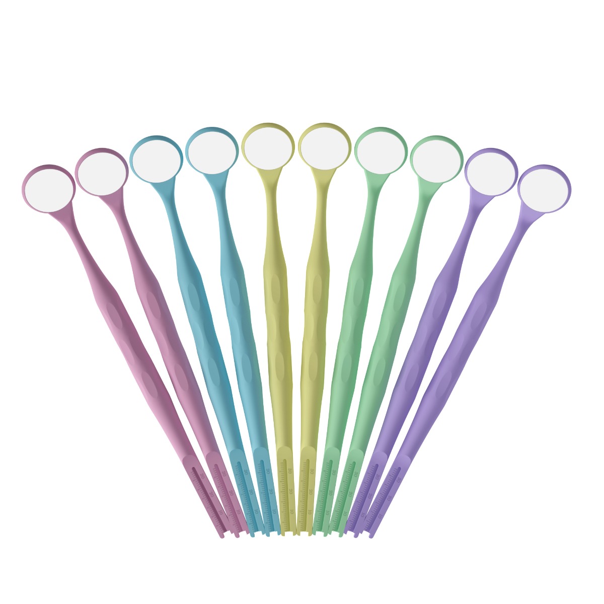 SuperEndo MaxVision Rhodium-Coated Anti-Fog Mouth Mirror (Pack of 10)