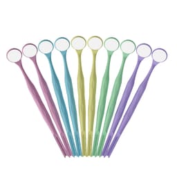 SuperEndo MaxVision Rhodium-Coated Anti-Fog Mouth Mirror (Pack of 10)