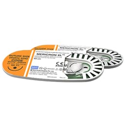 Meril Mericron XL #4-0 Polyester Suture (ME6891G) - Pack of 12