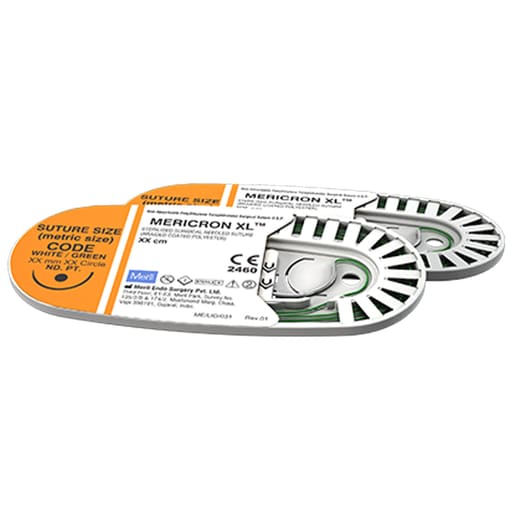 Meril Mericron XL #4-0 Polyester Suture