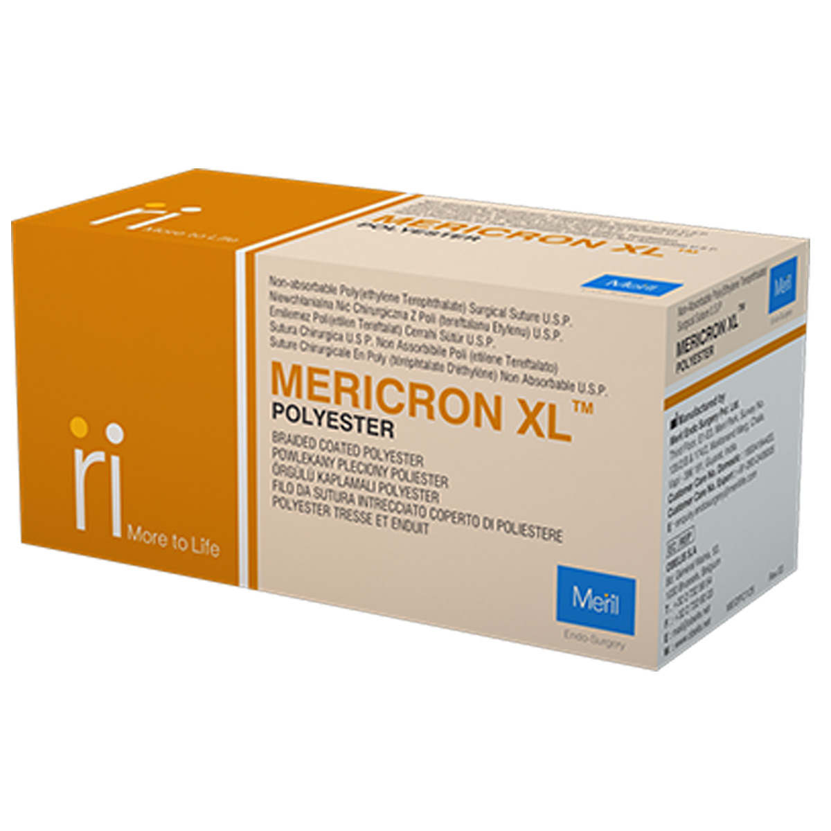 Meril Mericron XL #2-0 Polyester Suture