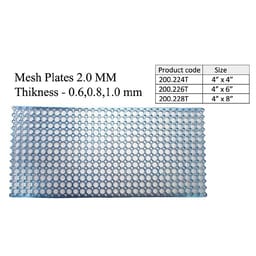 SK Surgicals Titanium Bone Mesh Plates (Pack of 2) - 2