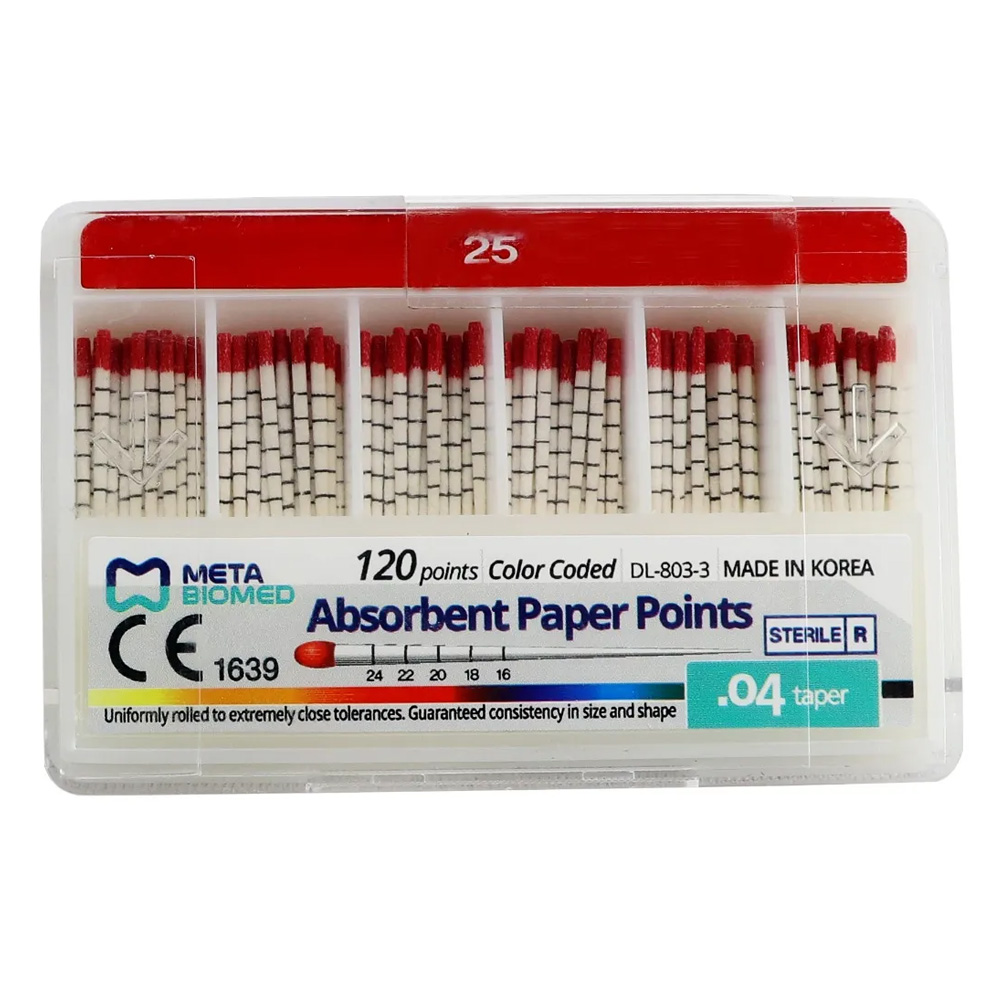 Meta Absorbent Paper Point - 4% #25