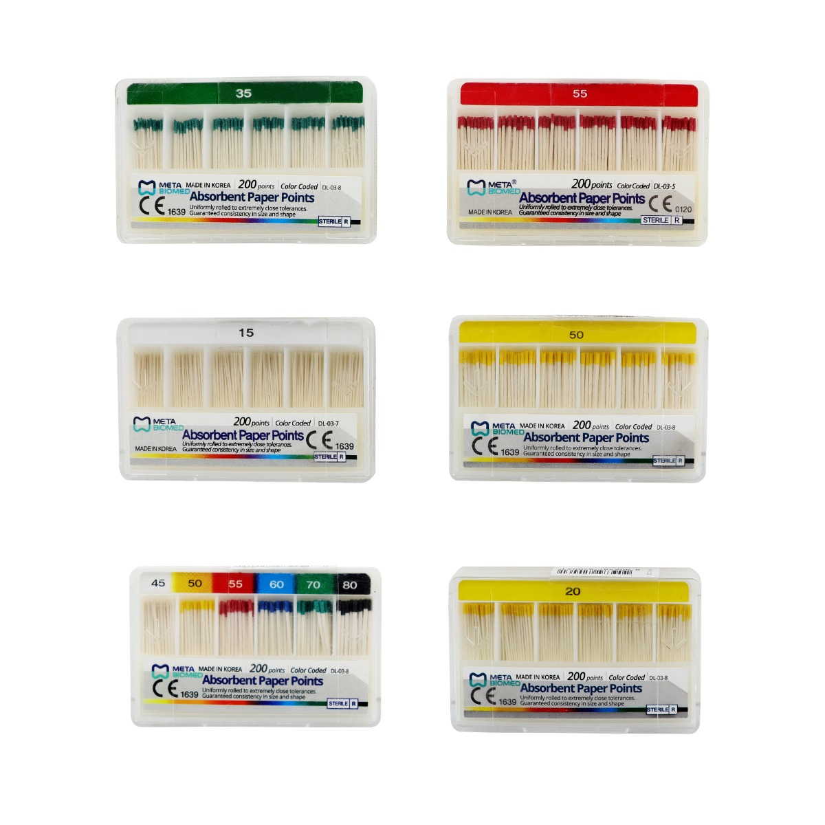 Meta Absorbent Paper Points - 2%