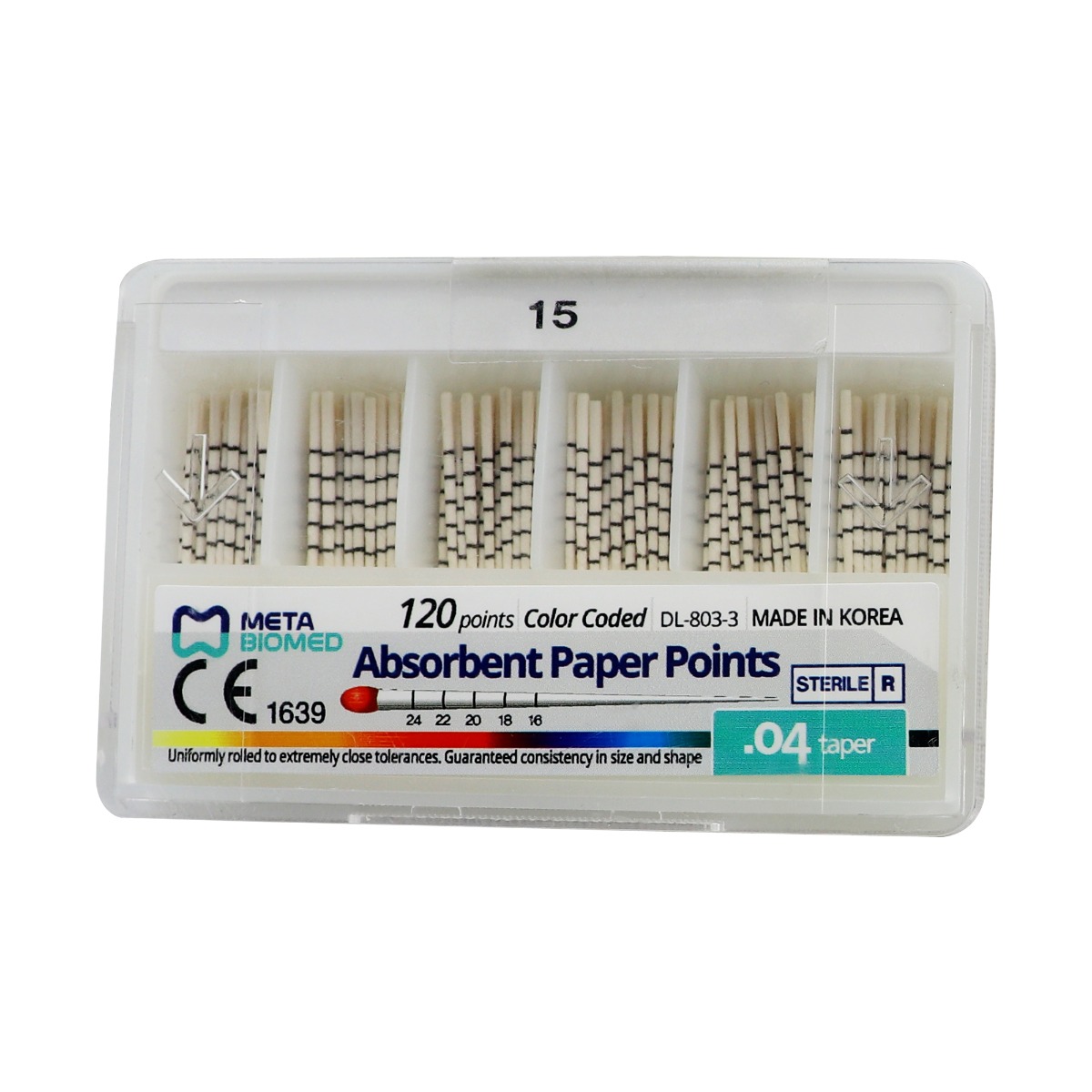 Meta Absorbent Paper Points - 4%
