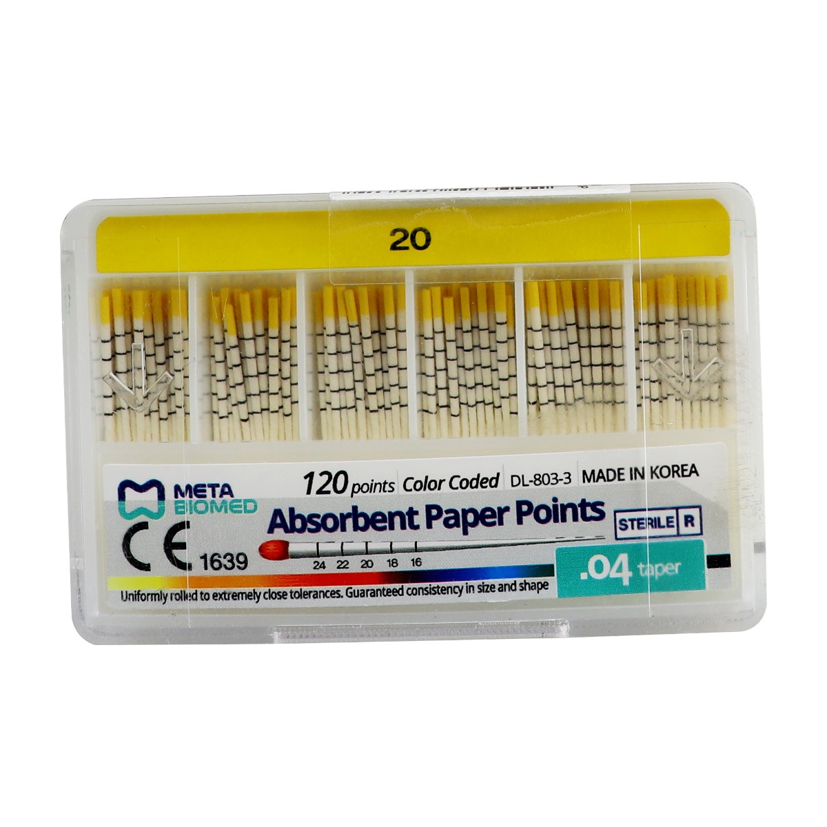 Meta Absorbent Paper Points - 4%
