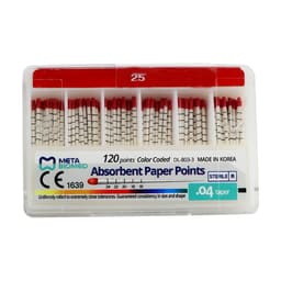 Meta Absorbent Paper Points - 4% - 7