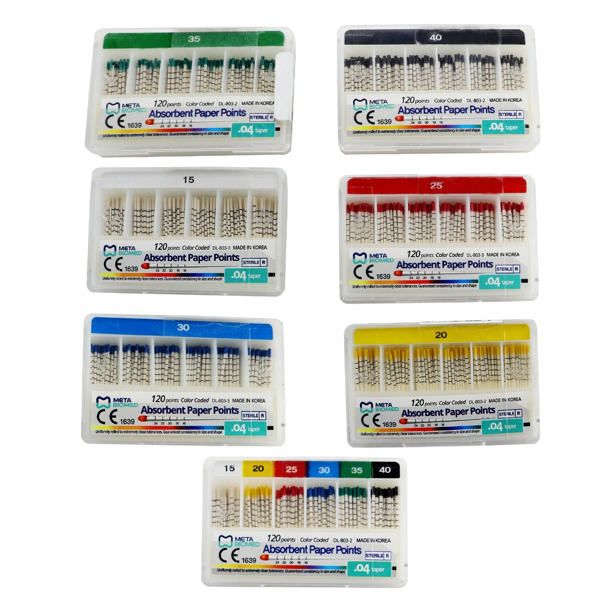 Meta Absorbent Paper Points - 4%