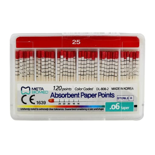 Meta Absorbent Paper Points - 6%