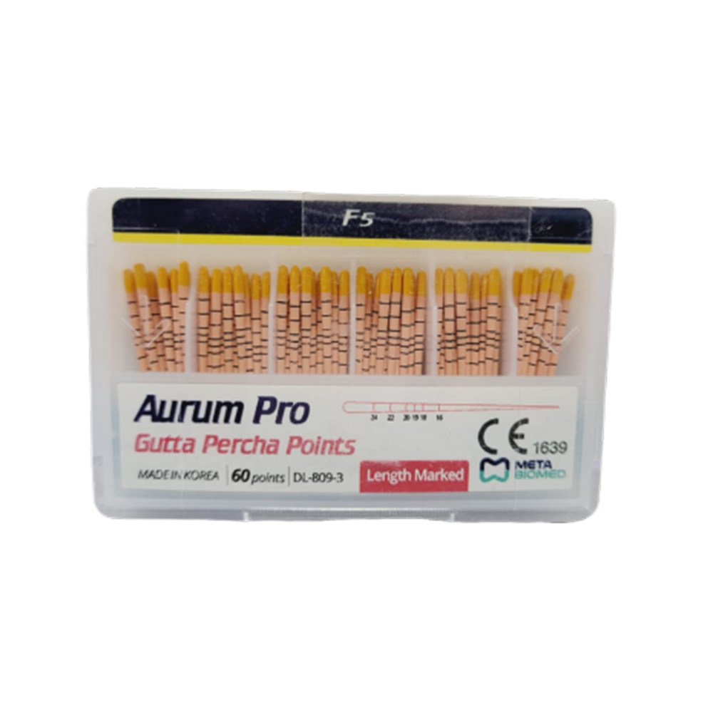 Meta Gutta Percha Points - Length Marked Protaper # F5