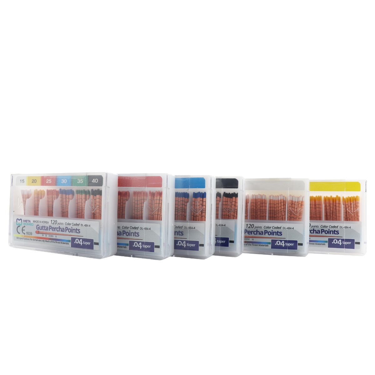 Meta Gutta Percha Points Special Taper - 4% (Pack of 120)